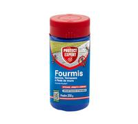 PROTECT EXPERT Poudre Anti-Fourmis - Action Choc - Jusqu'à 75m² - 250g