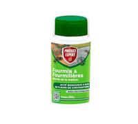PROTECT EXPERT Poudre Anti-Fourmis & Fourmilières - 250g - Action Choc & Protection Longue Durée - A Base De Fleurs De Chrysanthème - Abords De La Maison FPNAT250N
