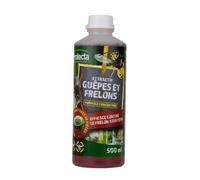 Protecta® Liquide Attractif Guêpes & Frelons 500 ml - Recharge Piège Guêpes Extérieur - Efficace Frelon Asiatique - Sans Insecticide - Action Longue Durée Jusqu’à 3 Semaines