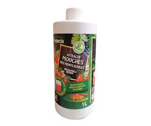 Protecta® Liquide Attractif Prêt à l’Emploi - Anti-Mouches des fruits pour Fraises, Framboises, Cerises et Autres Fruits Rouges - Efficace Jardin et Verger