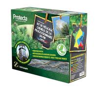 Protecta® - Piège à Chenilles Processionnaire du Pin - Collier Anti-Chenilles Circonférence 0,94 m- Fabriqué en France - Réutilisable - Montage Facile - Tous Types de Troncs - Kit Complet de piégeage
