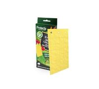 Protecta® Pièges Collants Jaunes Insectes Volants - Piège Moucherons et Mouches Plantes - Détection et Capture - Serre, Jardin, Potager, Arbres Fruitiers - x10 Pièges avec Attaches