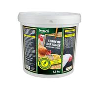 Protecta® Terre de Diatomée Basse-Cour 100% Naturelle - Asséchant Litière, Anti-Parasites & Nettoyant Sols - Poudre Non-Calcinée (2.5, Kilogrammes)