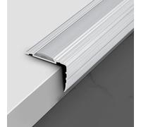 Protecteur de bord d'escalier en aluminium étanche for intérieur, bande décorative antidérapante, solution de sécurité durable et élégante