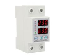 Protecteur de courant Protecteur de tension simple, haute et basse tension Stabilisateur de sortie de tension de phase Double affichage LED Dispositif de protection du courant de tension