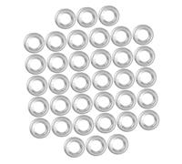 Protecteur de Cuisinière à Gaz Rond 100 Pcs en Papier Aluminium | Cache Plaque Electrique 16cm, Couvercles de Brûleurs de Poêle Ronds, Argenté