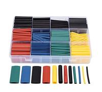 Protecteur de finition de câble, Assortiment de gaines thermorétractables for câbles, 150/280/530 pièces(530pcs)