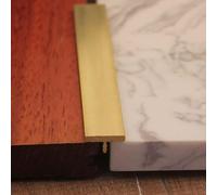 Protecteur de garniture bord nez d'escalier, bandes transition revêtement sol en laiton, tapis décoration au carrelage, bande bordure écologique bois(5mm)