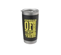Protecteur de la tribu - totem aztèque Gobelet isotherme en acier inoxydable double paroi