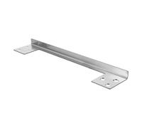 Protecteur de Loquet en Acier Inoxydable, Plaque L pour Porte Extérieure | Installation Rapide au Bord du Battant, Couvre L’espace de Porte, Vis et Outils Inclus, Finition Argentée Discrète