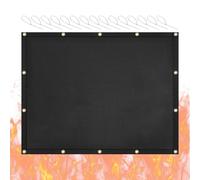 Protecteur de mur de cuisinière, bouclier thermique pour poêle à bois | Couvercle de réfrigérateur de terrasse extérieur ignifuge