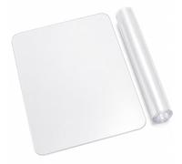 Protecteur de sol pour chaise à roulettes - Tapis texturé anti-rayures 90 x 120 cm, tapis en PVC pour chaise de bureau, parquet, bureau ou jeu, épaisseur 1,5 mm, transparent avec texture