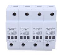 Protecteur De Surtension AC, Parafoudre Modulaire 4P 40-80KA 385V, Construction Antifeu - Réponse Rapide, Installation sur Rail, Protection Fiable des Équipements Électriques
