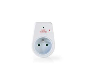Protecteur de surtension Nedis EXSO100SPE1WT 1 prise Type E 13 500 A 16 A 3680 W Blanc
