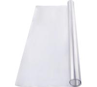 Protecteur de table en PVC Protecteur de bureau en plastique transparent 54 x 54 pouces, épaisseur 2,0 mm