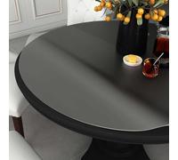 vidaXL Protecteur de table – Film de protection meubles – Imperméable Mat Ø 70 cm 1,6 mm PVC