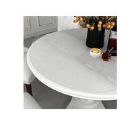 vidaXL Protecteur de Table Film de Protection de Meubles Nappe Couverture de Table de Salle à Manger Imperméable Transparent Ø 70 cm 1,6 mm PVC