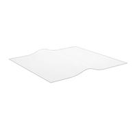 vidaXL Protecteur de Table Film de Protection de Meubles Nappe Couverture de Table de Salle à Manger Imperméable Transparent 90x90 cm 1,6 mm PVC