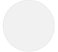 vidaXL Protecteur de Table Film de Protection de Meubles Nappe Couverture de Table de Salle à Manger Imperméable Mat Ø 100 cm 1,6 mm PVC