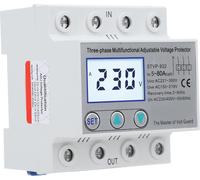 Protecteur de tension ajustable 3-Phase LCD Multifunctional Self-Resetting STVP-932 230v 400VAC(50A )