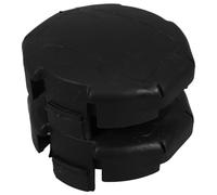 Protecteur de tête de coupe-bordures 2 pièces en ABS noir pour modèle | Capuchon de remplacement pour tête de tondeuse, sécurité renforcée, installation facile, compatible coupe-bordures et tête