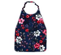 Protecteur de vêtements pendant les repas Cou réglable Lavable, C | Tablier à bavette adulte en polyester, repas à domicile, alimentation assistée