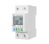 Protecteur Fuite Courant pour zigbee Rétablissement Auto 99mA | Écran LCD clair, tension, courant, fuite en pour temps réel, haute sensibilité, faible consommation