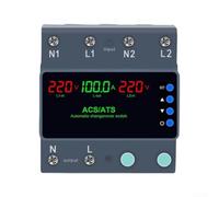 Protecteur Tension Sur/Sous Volt ABS 63A 100A(1-100A) | pour bascule automatique entre deux sources, protection contre surtensions, pour idéal pour maisons et bureaux