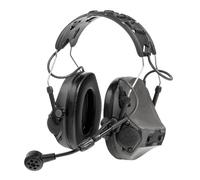 Protecteurs auditifs actifs 3M ComTac VIII avec microphone Peltor - Grey