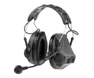 Protecteurs auditifs actifs 3M ComTac VIII avec microphone Peltor - Grey