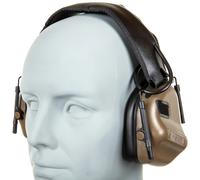 Protecteurs auditifs actifs HD-12 IPSC Gen. 5 Wosport - Tan