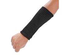 Protecteurs D'avant-bras pour Peau Fine, Manchons de Protection de Bras pour Hommes 1 Paire de Manchons Résistants aux Coupures, Protège-bras en Fil D'acier Inoxydable(No. 10 22cm)