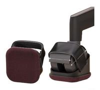 Protecteurs de roues de chaise en tissu non tissé renforcé pour des performances constantes, différents types de sols et scénarios d'utilisation quotidienne (marron)