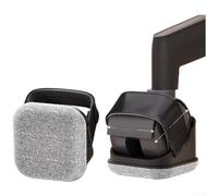 Protecteurs de roues de chaise en tissu non tissé renforcé pour des performances constantes, différents types de sols et scénarios d'utilisation quotidienne (gris)