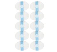 Protecteurs d'oreilles en silicone imperméables : 10 autocollants auditifs imperméables pour bébés avec prises tendance en coton imperméables pour et adultes Protecc