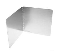 Protection anti-éclaboussures en acier inoxydable pour cuisinière à gaz - Écran pliable anti-éclaboussures d'huile sans revêtement, 30 x 30 cm, argenté (40 x 40 cm)