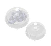 Protection anti-éclaboussures pour micro-ondes - Dôme à haute température | dessus perforé, couvercle de de four transparent | Protection alimentaire lavable au lave-vaisselle, accessoire de