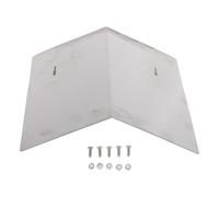 Protection Anti-Pluie Caméra de Sécurité Extérieure Acier Inoxydable | Compatible Bullet et Dôme, Installation Facile, Entretien Simple, Usage Jardin et Rues, Couleur Argenté