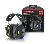 Protection auditive 3M WorkTunes Connect Wireless avec serre-tête Bluetooth Technology, noir, 94-110 dB, SNR 33 dB, 90570E-1 x1 morceau