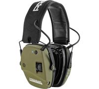 Protection auditive électronique pour le tir sportif - EM030 : protection auditive pour le tir, avec Bluetooth, amplification sonore, NRR 22 dB / SNR 27 dB, alimentée par 2 piles AAA, de couleur verte