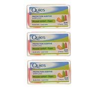 Protection Auditive en Mousse - pack de 3 paires - lot of 3 (9 paires), Couleurs Assortis