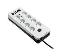 Eaton Multiprise parasurtenseur Protection Box 8 – 8 prises, 2 USB, Tel/TV FR