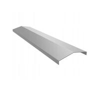 Protection brûleur barbecue gaz inox 430x115 mm, plaque anti-graisse, couvercle de brûleur extérieur