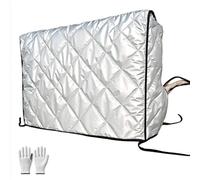 Protection Climatiseur Exterieur Hivernales, Housse Pompe a Chaleur Piscine en Tissu Oxford Épais, Imperméables à la Pluie, à la Neige Ee(92x35x70cm/36x14x28in)