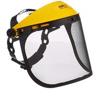 Protection combinée Oregon : serre-tête et visière en maille acier, écran facial réglable pour la protection du visage et des yeux, pour forêt, jardinage, bûcheronnage, bricolage, taille unique