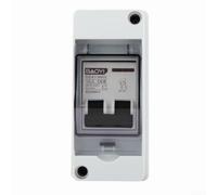 Protection complète avec boîtier de combinaison de cellules photovoltaïques solaires avec interrupteur disjoncteur CC (DC440V-16A)
