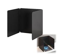 Protection contre les éclaboussures de cuisinière Grille anti-éclaboussures de graisse en acier au carbone noir, plusieurs tailles, 2 côtés, 3 côtés, 4 côtés(3 sides 30x40x40cm)