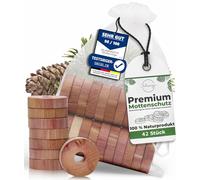 Protection contre les mites en bois de cèdre naturel,42 anneaux de mites,anneaux en bois de cèdre bio de qualité supérieure pour cintres, protection contre les mites pour vêtements, penderie