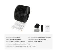 Protection contre les oiseaux, acier galvanisé, installation facile, 8 pouces x 100 pieds, type 2