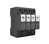 Protection Contre Les surtensions TZG40-T1T2 275V 385V AC 8/20μs 20-50kA 10/350μs 7kA Pluggable DIN Rail SPD Surge Protective(4P 385V AC)